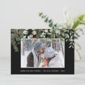 Winter Greenery | Pine en Berries Fotodag (Staand voorkant)