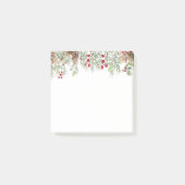 Winter Greenery Pine Kerstmis Feestdagen Post-it N Post-it® Notes (Voorkant)