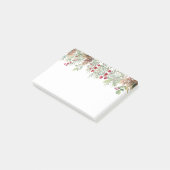 Winter Greenery Pine Kerstmis Feestdagen Post-it N Post-it® Notes (Schuin)