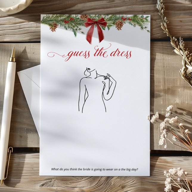 Winter Greenery Red Guess the Dress game (Creator heeft geüpload)