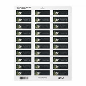 Winter Greenery Return Address Label (Full Sheet)