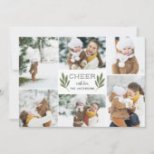 Winter Greenery | Vakantieknopkaart Feestdagenkaart (Voorkant)