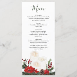 Winter Greenery Wedfeest Menu