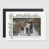 Winter Greenery White met kerstfeest (Voorkant / Achterkant)