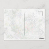 Winter Greenery Wreath Kardinaal Bird Briefkaart (Achterkant)