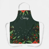 Winter Greens Apron Schort (Voorkant)