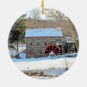 WINTER GRIST MILL KERAMISCH ORNAMENT (Achterkant)