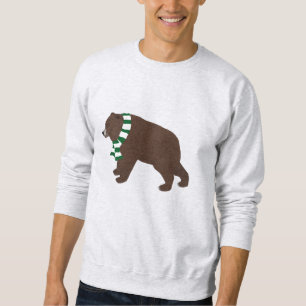 Winter Grizzly Beer Lange hoes Trui