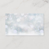 Winter Groen Bruiloft Douche Gift Registry Informatiekaartje (Achterkant)