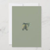 Winter Groen Engagement Party uitnodiging (Achterkant)