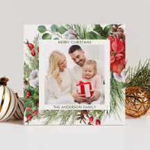 Winter groen kerstvakantie groet