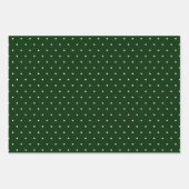 Winter groen rode en groene patronen kerst inpakpapier vel (Voorkant 3)