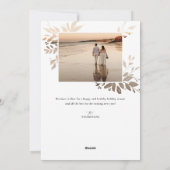 Winter groen uitsparing vakantie fotokaart feestdagenkaart (Achterkant)