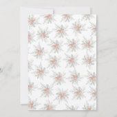 Winter groen vakantie kerstfeest kaart (Achterkant)