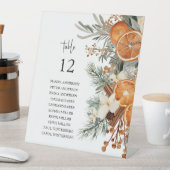 Winter groen Zitkaart Tafel boventeken Reclamebord Met Voetstuk (Insitu)