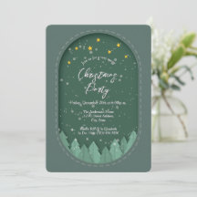 Winter Groenblijvend Bos Papercut Kerstfeest