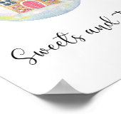 Winter groenblijvende tak - Snoep en traktaties Poster (Hoek)