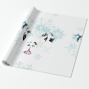 Winter Grote Dane Cadeaupapier