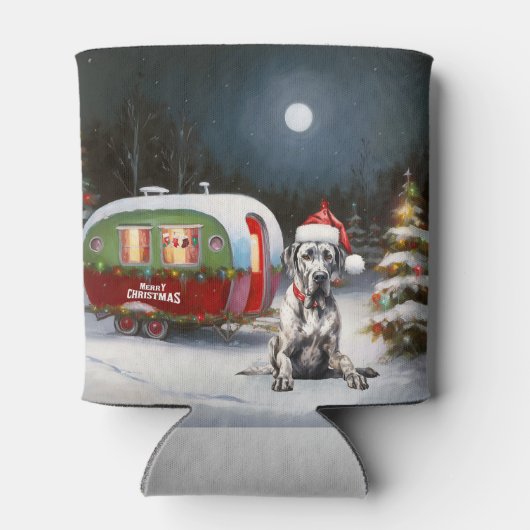 Winter Grote Deen Caravan Kerstavontuur Blikjeskoeler (Achterkant)