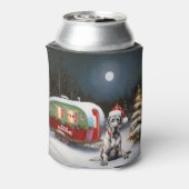 Winter Grote Deen Caravan Kerstavontuur Blikjeskoeler (Blikje Achterkant)