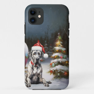 Winter Grote Deen Caravan Kerstavontuur Case-Mate iPhone Case