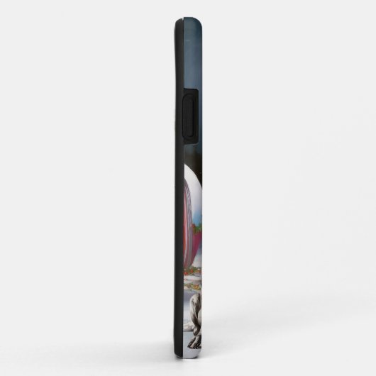 Winter Grote Deen Caravan Kerstavontuur Case-Mate iPhone Case (Achterkant/rechts)