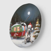 Winter Grote Deen Caravan Kerstavontuur Klok (Hoek)