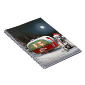 Winter Grote Deen Caravan Kerstavontuur Notitieboek (Rechterzijde)