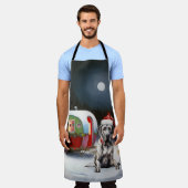 Winter Grote Deen Caravan Kerstavontuur Schort (Gedragen)