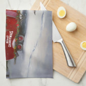 Winter Grote Deen Caravan Kerstavontuur Theedoek (Quarter Fold)