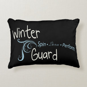 Winter Guard, Colorguard Spin Dance Decoratief Kussen