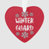 Winter Guard Snowflake Ceramic Ornament (achterkant)