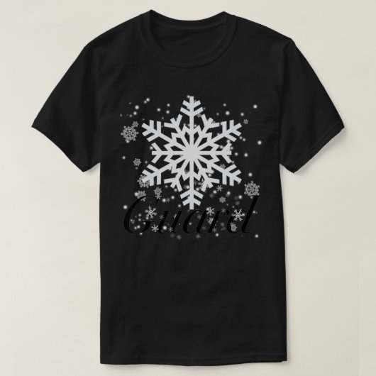 Winter Guard Snowflake Color Guard T-shirt (Design voorkant)