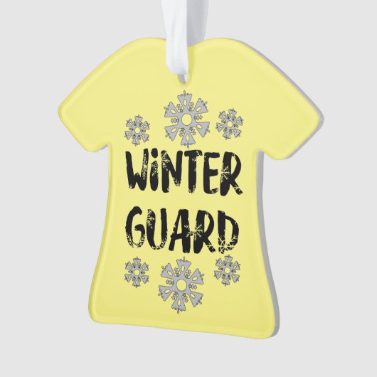 Winter Guard Snowflake Ornament (voorkant)