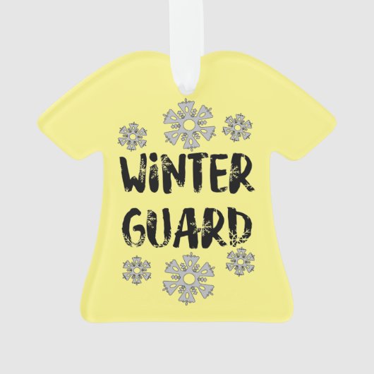 Winter Guard Snowflake Ornament (achterkant)