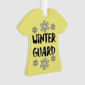 Winter Guard Snowflake Ornament (voorkant)