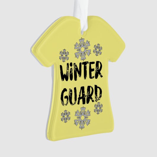 Winter Guard Snowflake Ornament (voorkant)