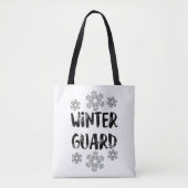 Winter Guard Snowflake Tote Bag (Voorkant)