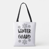 Winter Guard Snowflake Tote Bag (Achterkant)
