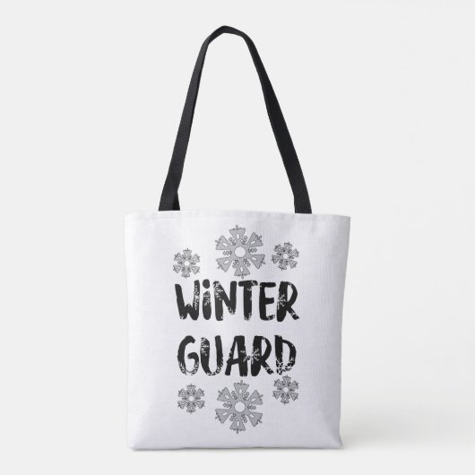 Winter Guard Snowflake Tote Bag (Achterkant)