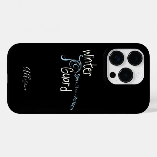 Winter Guard Spin Dance Case-Mate iPhone Case (Achterkant (horizontaal))