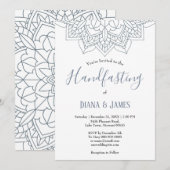 Winter Handfasting Snowflake Mandala Wedding (Voorkant / Achterkant)