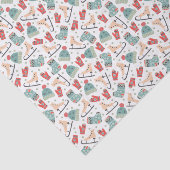 Winter-handschoenen en -handschoenen tissuepapier (Detail)