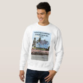 Winter Harbor Lighthouse, Maine Sweatshirt (Voorkant volledig)