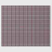 Winter Harbor Plaid Cadeaupapier (Vlak)