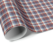 Winter Harbor Plaid Cadeaupapier (Rol Hoek)