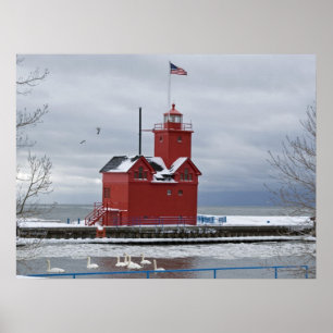 Winter Harbor Poster