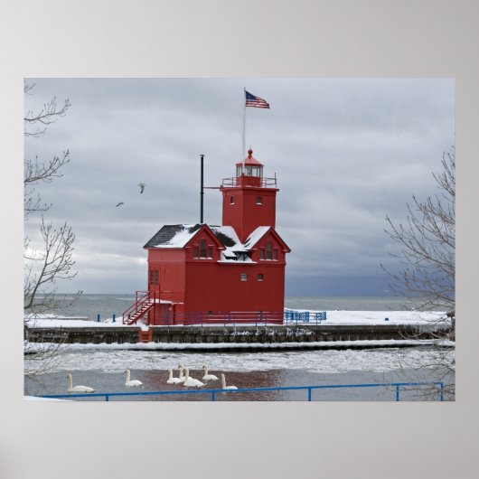Winter Harbor Poster (Voorkant)