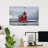 Winter Harbour Poster (Thuiskantoor)