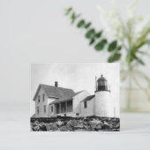 Winter Harbour-vuurtoren Briefkaart (Staand voorkant)